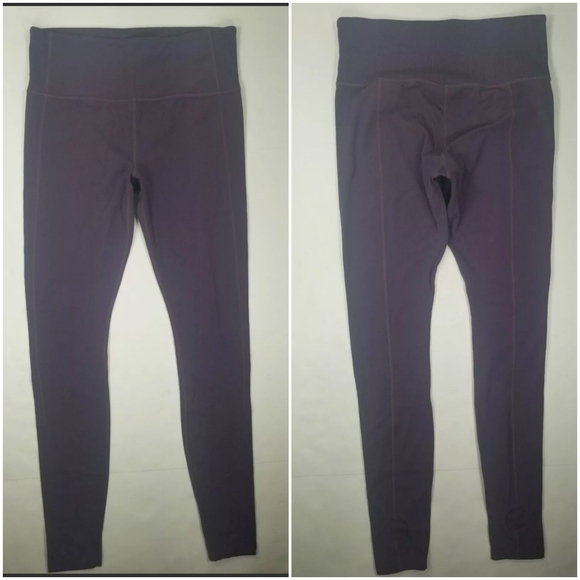 Athleta Sz XS Barre Stirrup Tight Purple 353531 - Picture 2 of 12
